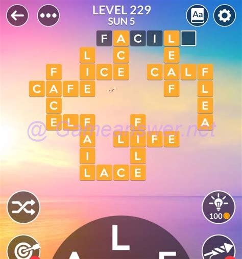 NEXT Level 10230 SCRABBLE&174;, Words With Friends&174;, Word Chums&174; and Jumble&174; are the property of their respective trademark owners. . Level 229 wordscapes